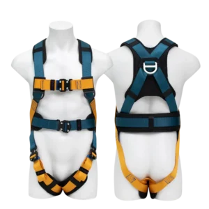 quick release full body safety harness with adjustable straps