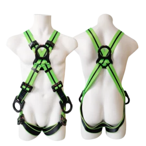 anti static safety harness with plastic coated d ring
